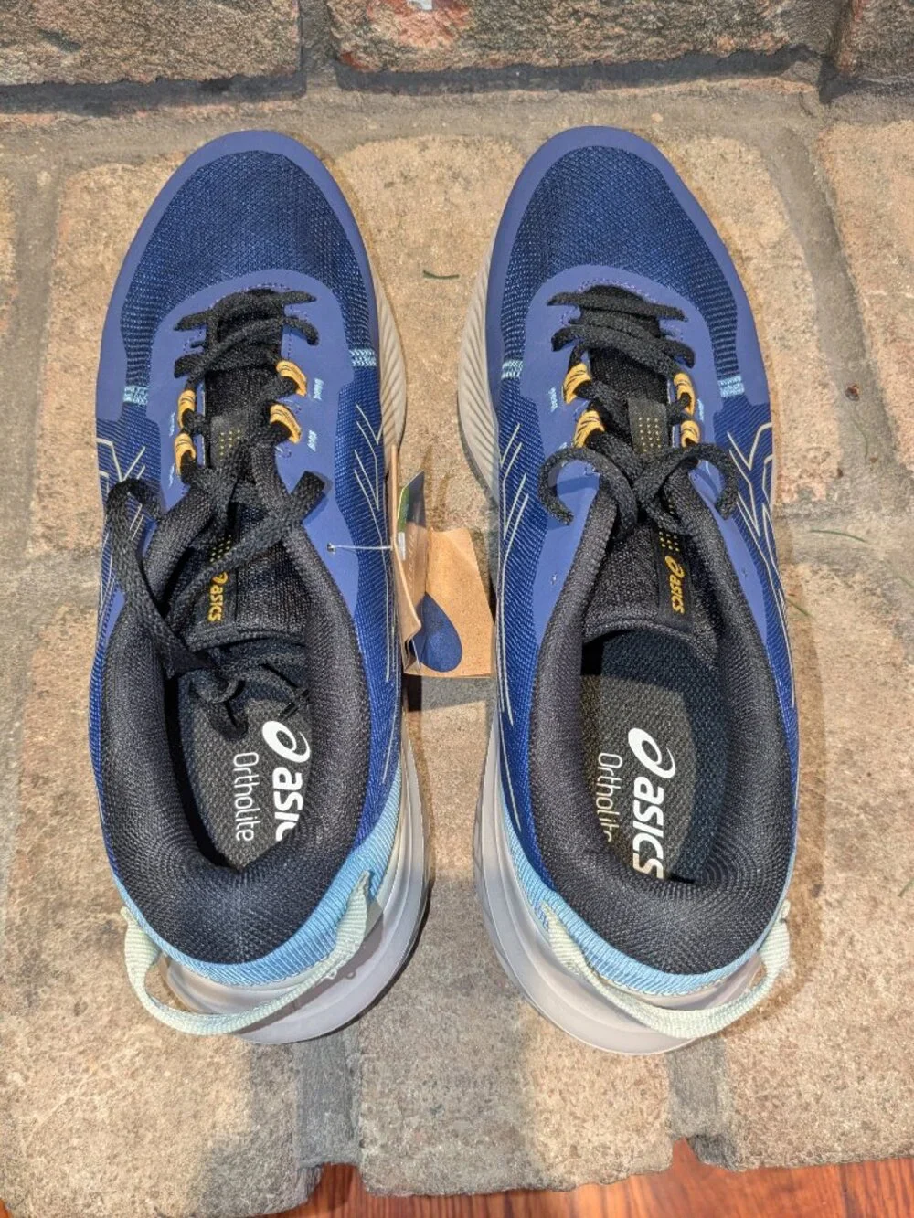 NEW Asics Gel Excite Trail 2 Mens 13 Running Gym Shoes Sneakers Deep Ocean Blue - Picture 9 of 11